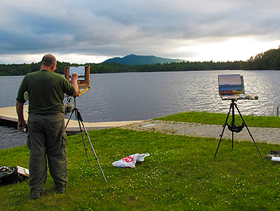 Plein Air Artist in the Adirondacks